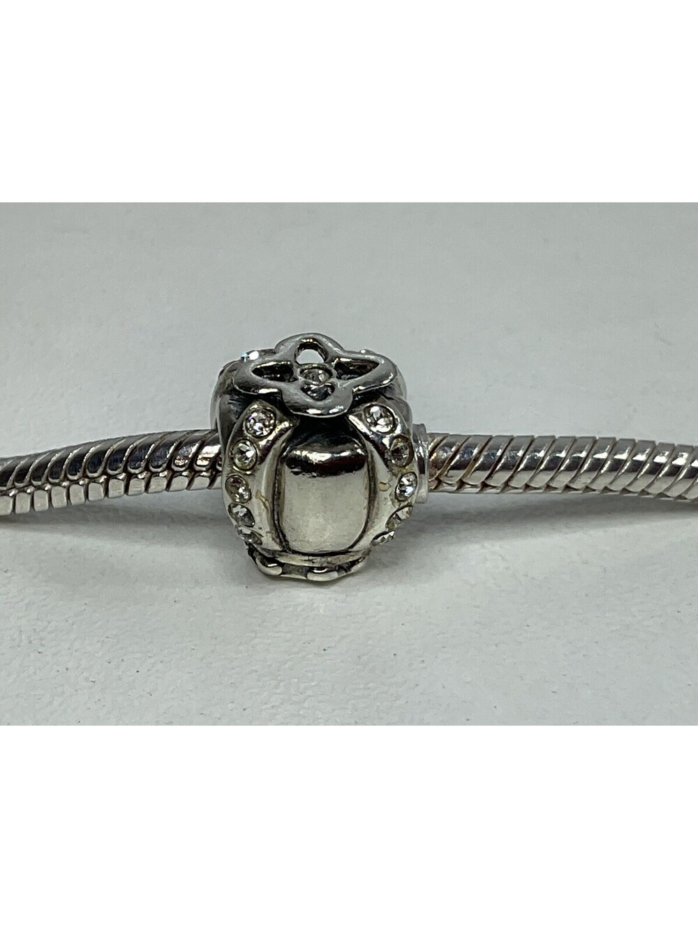 Chamilia Crown Charm With CZ Accents Retired